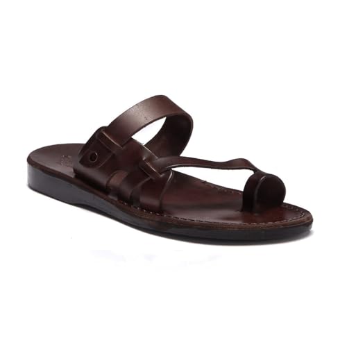 Jabin - Leather Toe Loop Sandal - Mens Sandals
