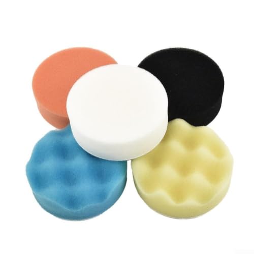 Esponjas de pulido de 75 mm (juego de 50 piezas) para pulidora excéntrica y cuidado del coche 2