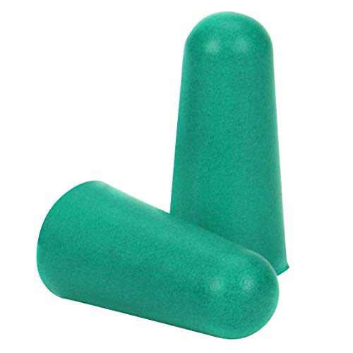 Safety Works 10059484 Expandable Foam Ear Plugs In Counter Display, 100-Pair , Green #TOP1