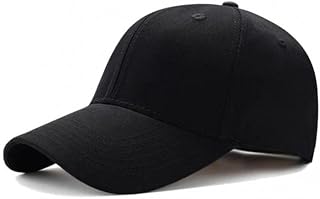 RR DESIGN Baseball Caps Unisex 100% Cotton Sports Caps for Men Women Black Price In India