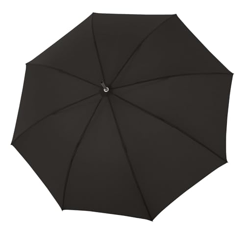 Doppler Mia Vienna Stockschirm 87 cm, schwarz, Eine Größe passt allen, Traditionell