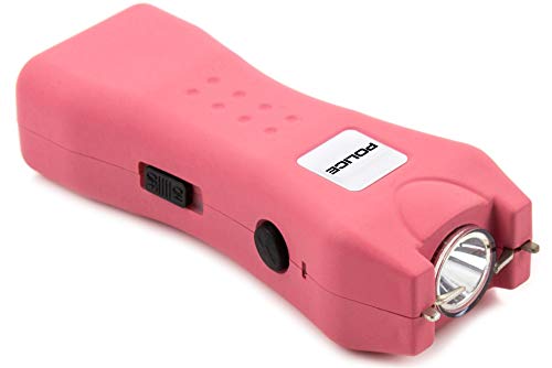 Police Stun Gun 618 - 59 Billion Mini Rechargeable With Led Flashlight, Pink #TOP14
