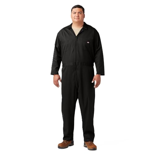 Dickies Herren Long Sleeve Coveralls Flex Langarm-Overall, Schwarz, 3X Hoch