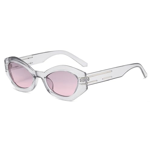 Image of Square Thick Frame Wide Leg Sunglasses Women Retro Beach Sunglasses Men Hip Hop Party Sun Glasses UV400