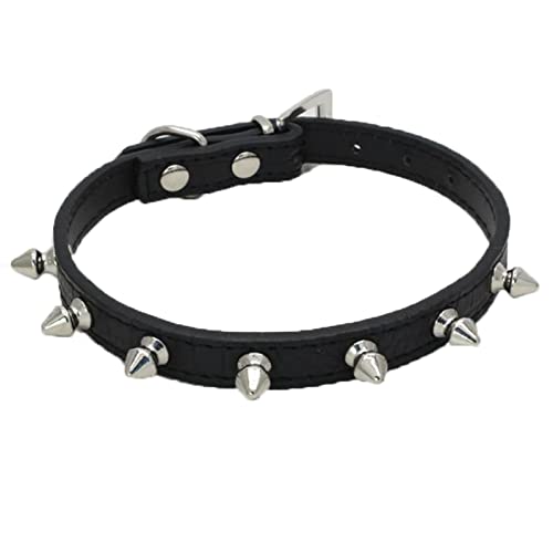 HALFSUMO Collier pour Chien Collier en Cuir Collier en Cuir pour Chien Collier réglable pour Chien pour Petits Chiens de Taille Moyenne Cover