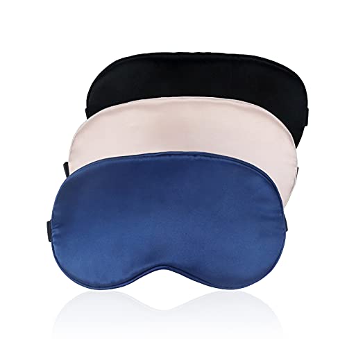Máscara de dormir, máscaras de olho para dormir com alça ajustável, confortável & Venda suave noturn