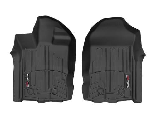 WeatherTech Custom Fit FloorLiners for Ford Ranger - 1st Row (4415181V), Black