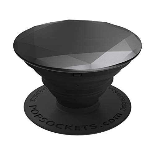 PopSockets: Collapsible Grip & Stand for Phones and Tablets - Metallic Diamond Black