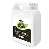 Just Paints - Parkettlack auf Wasserbasis | Seidenmatte Versiegelung für Holzböden, schnelltrocknend & umweltbewusst - made in Germany (farblos - seidenmatt, 1L)