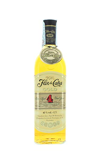 Flor De Cana Rum 4 Y. Gold Cl 70 Gradi 40% Vol.