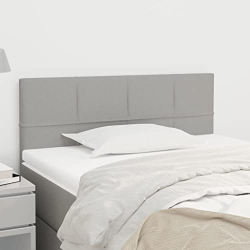 Tête de Lit Gris 90 cm Hauteur Réglable vidaXL