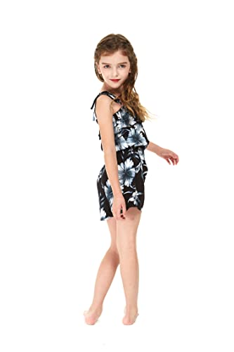 Image of Hawaii Hangover Family Matching Hawaiian Clothes, Midnight Bloom | Family matching Hawaiian outfits, Midnight Bloom, lightweight rayon, machine washable, tropical floral print, luaus, cruises