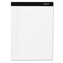 Universal 30630 Premium Ruled Writing Pads White 8 1 2 x 11 Legal Wide 50 Sheets - 72