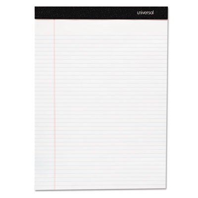 Universal 30630 Premium Ruled Writing Pads White 8 1 2 x 11 Legal Wide 50 Sheets - 72