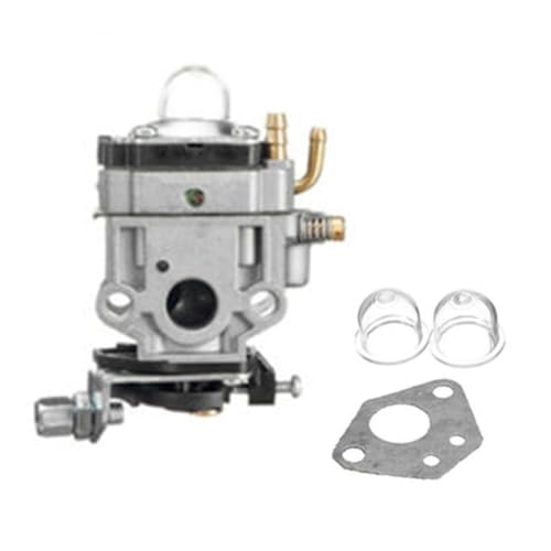Carburador para scooter, desbrozadora y bicicleta de bolsillo de 2 tiempos, entrada de 11 mm, construcción de aleación, se adapta a 43 cc/47 cc/49 cc/50 cc/52 cc