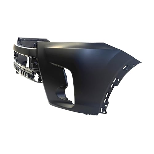 Image of FitParts Compatible with Toyota Highlander 2017-2019 Front Bumper Cover | Primed, Without Parking Sensor Holes, Hybrid, Ready to Paint, OEM 521190E937, TO1000427