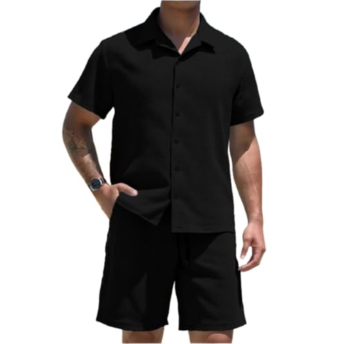 Survêtement homme été polo et short ensemble de sport 2 pièces