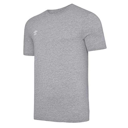 Umbro Club Leisure Men's T-Shirt, Light Grey Marl, 3XL