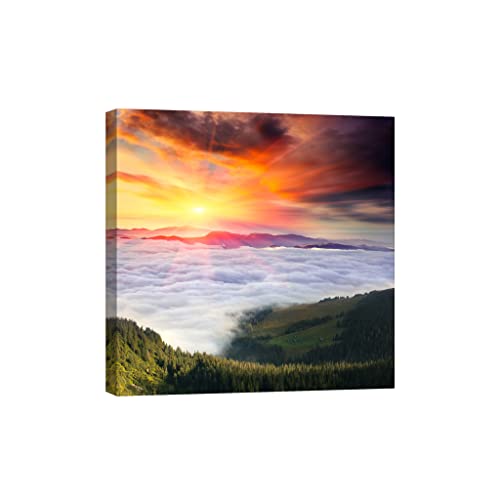 Tableau d'art moderne grand format Canvas painting Nature DCL004-1 finition luminescente