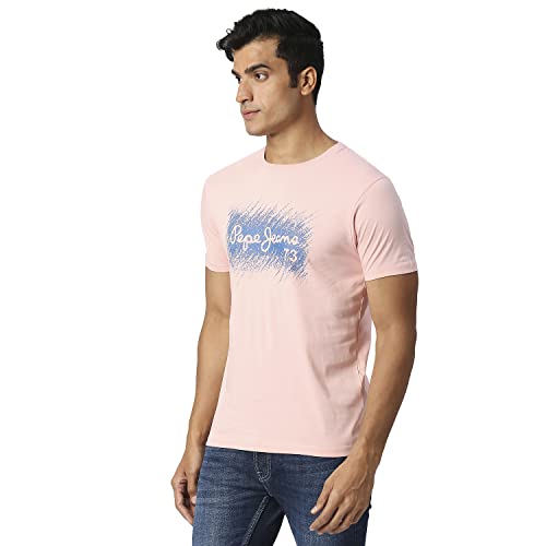 Image of Pepe Jeans Men's Cotton Graphic Slim Fit T-Shirt