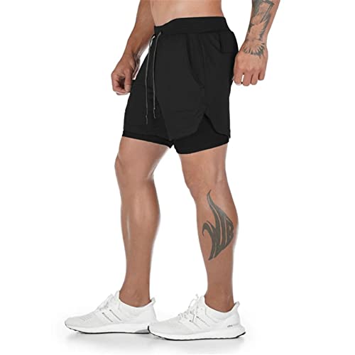 Surenow Men's Running Shorts，High-Performance 7-Inch Workout and ...