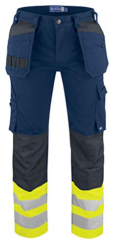 Tour de taille haute visibilité pour chantiers de nuit homme jaune