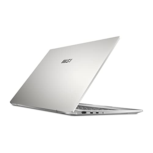 Image of MSI Prestige 16 EVO 16 inch QHD+ 165Hz Laptop: Intel Core i7-13700H, Intel Iris Xe, 32GB DDR5, 1TB NVMe SSD, Thunderbolt 4, HDMI, MicroSD Card Reader, Win 11 Pro: Urban Silver A13M-406US
