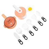Kisangel 向けキッチンプレイセット ロールプレイングおもちゃ 知育料理おもちゃ 料理興味刺激環境配慮型 耐衝撃性強い誕生日プレゼント用 1