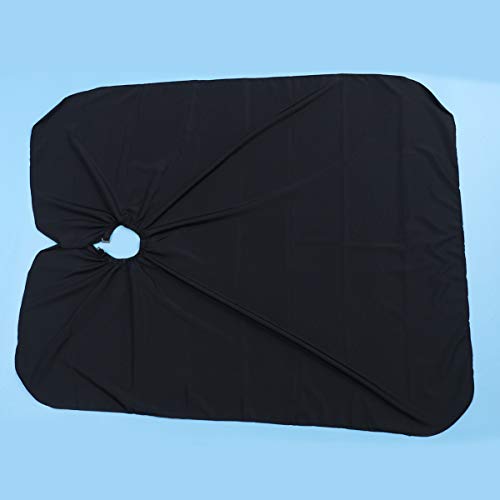 Lurrose Capa para salão de cabeleireiro profissional com fecho de encaixe estilo barbeiro capa uniss