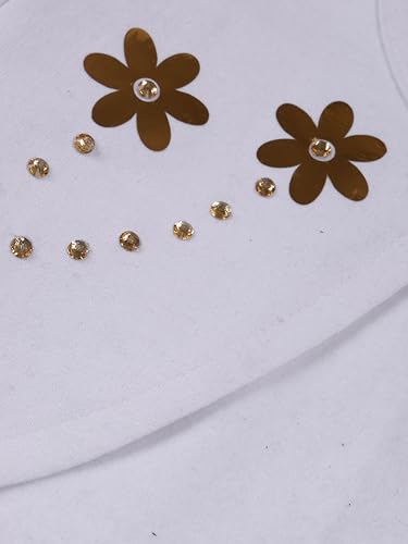 Image of KiddoPanti Girls Fleece Crop Length Shrug | Cotton Poly Fleece Fabric |Sequin Patch on Chest | Front Open Pearl Button Closure | Crop Length, Full Sleeve | Lightweigth & Breathable Girls Shrug