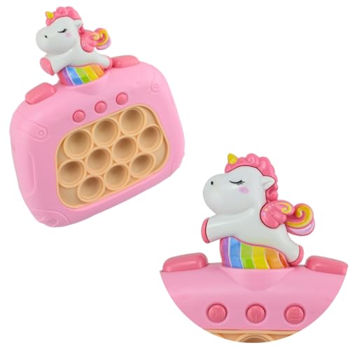 Brinquedo Antiestresse Eletrônico Pop-it Rosa Unicórnio, Portátil, Para Alívio do Estresse e Diversã