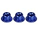 SPYMINNPOO M19 Crank Cover Screws, 3Pcs Aluminum Alloy Crank Cover Screws Mountain Hardware Accessories Replacement Sportinggoods Accessories(Blue?¨º?