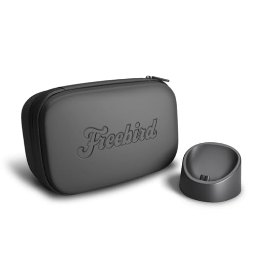 Freebird FlexSeries™ Travel Case and Charging Dock - Robust, Water-Resistant, Universal Fast Charging Station, Portable and Travel-Friendly, Compatible with FlexSeries Shaver for Men and Women