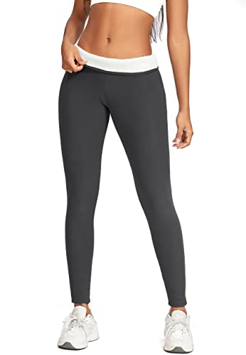 STARBILD Leggings Acolchadas de Cintura Alta para Mujer Pantalones Deportivo Cálidas Invierno Mallas con Lana Fina Control de Abdomen para Fitness Yoga, F8410-Gris L Cover