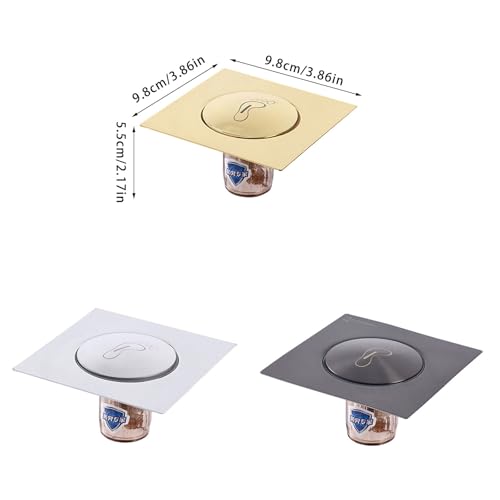 Drenaje de Piso para Baño con Mecanismo de Presión a Pie miniatura 3