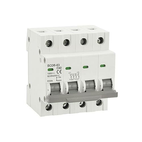 Disjoncteur solaire monophasé de 1000 V pour sécuriser l'énergie de votre maison