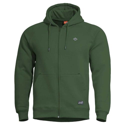 Sweat à capuche Phaeton Pentagon zip intégral veste thermique verte