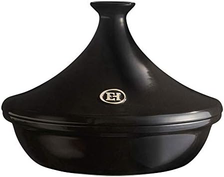 Emile Henry Made In France Flame Tagine, 3.7 quart, Charcoal,795632