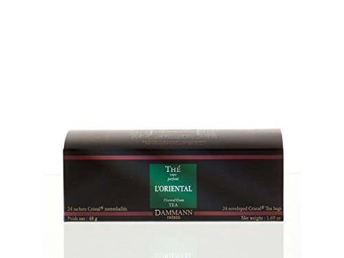 Tea DAMMANN Frères – L 'Oriental (Green Tea) – 24 envelopes Glass