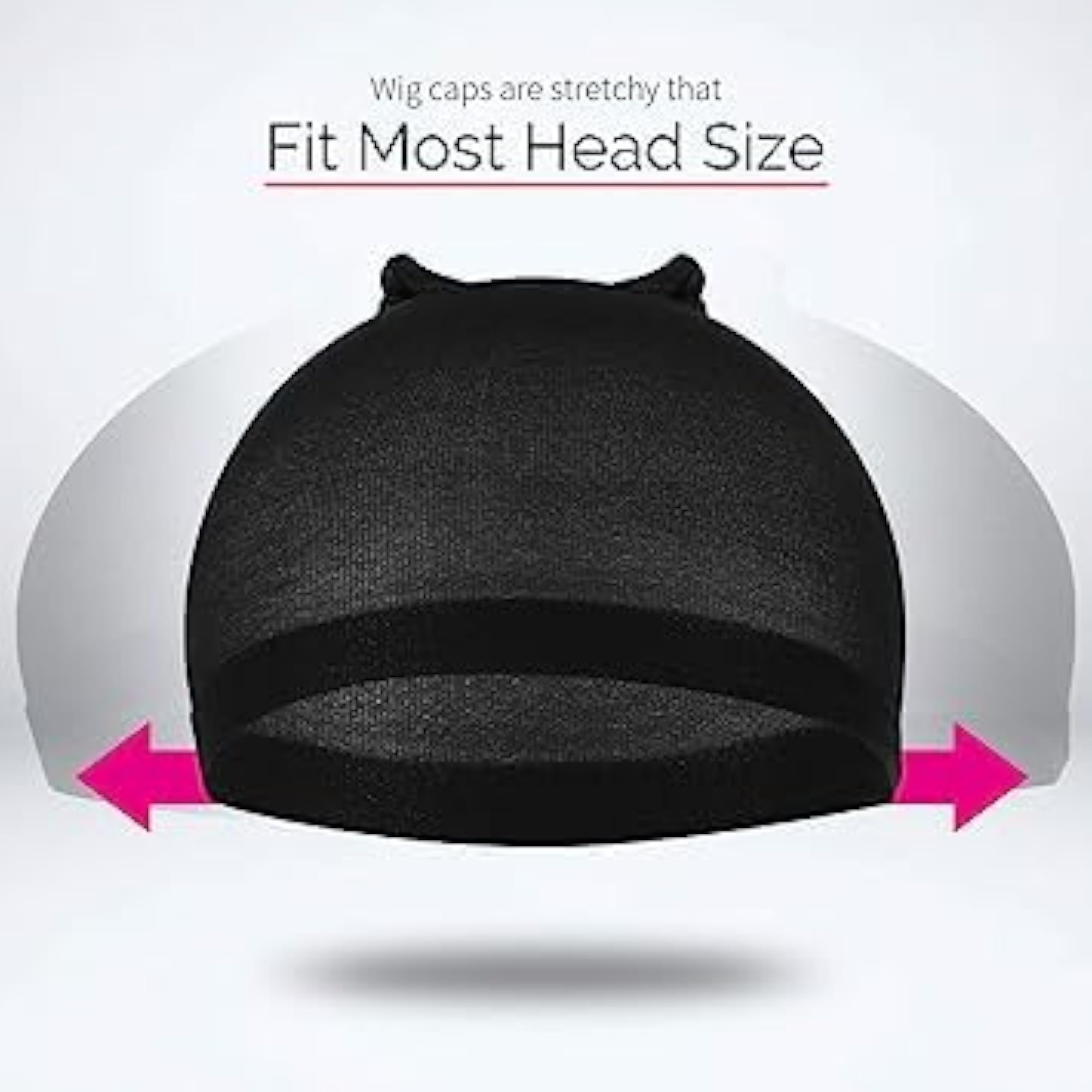 Stretchy Nylon Wig Caps for Women and Men