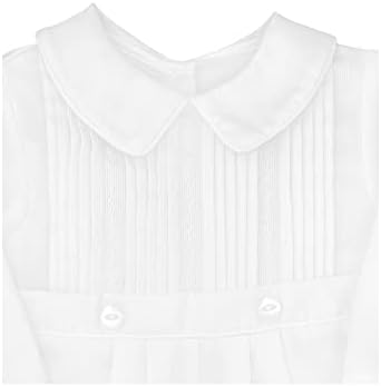 Boys White Christening Or Special Occasion Longall W/ Hat, Petit Ami