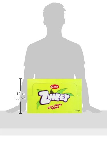 Zweet Gummy Sour Worms, Bag, 7 Ounce (Pack Of 12) #TOP5
