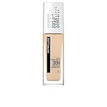Maybelline New York Super Stay Active Wear, waterproof foundation with high coverage, long-lasting facial make-up, colour: No. 3 True Ivory (Light), 1 x 30 ml