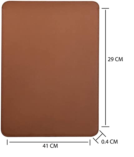 Image of CONTACTS Slim Laptop Sleeve 16 Inch Compatible for MacBook Pro 16 inch and All Other laptops Under 15.6 inch Faux Leather 15.6 inch Protective Computer Cover 16in Case - TAN