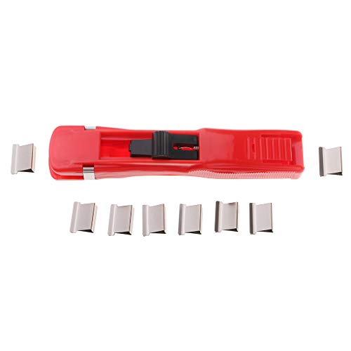 gazechimp Heavy Duty 50 Dispenser Paper Clipper Com 8Pcs Recarregar Clips Material De Escritório