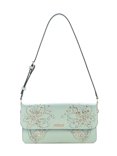 GUESS sac à épaule Sadie Flap menthe résout le manque de place de vos petits sacs