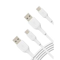 Belkin BoostCharge Cavo USB-C a USB-A per iPhone 15, Plus, Pro, Pro Max, Samsung Galaxy S24, Pixel,...