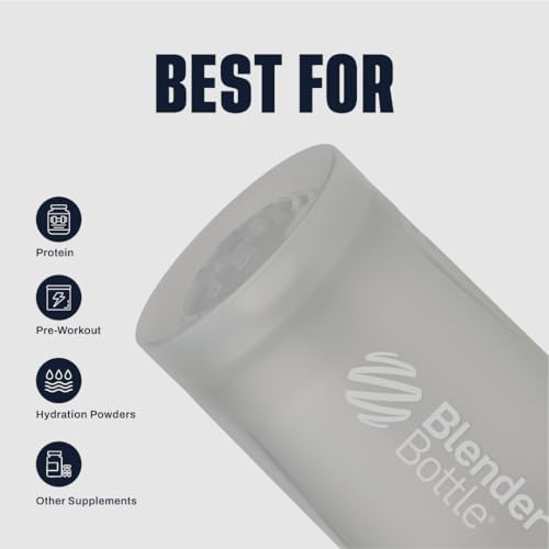 Image of BlenderBottle Classic V2 Shaker Bottle Perfect for Protein Shakes and Pre Workout, 32-Ounce, Pebble Grey