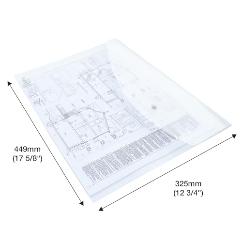 Pochette à bouton pression A5 Rapesco 1588 ECO transparente