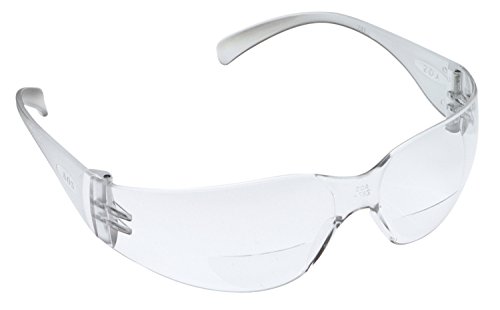 3M Virtua Reader Protectve Eyewear 11514-00000-20 Clr Anti-Fog Lens Clr Templ +2.0 Diopter 20 EA/CS